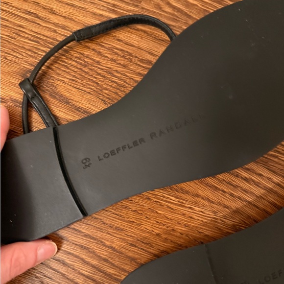 Loeffler Randal Lara Black Strappy Sandal - Picture 5 of 6